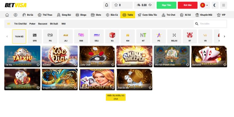 Giới thiệu game tài xỉu đổi thưởng Betvisa 